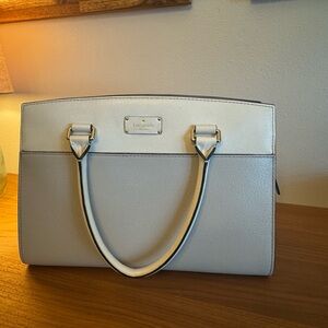 Kate Spade ♠️ White and Grey Handbag